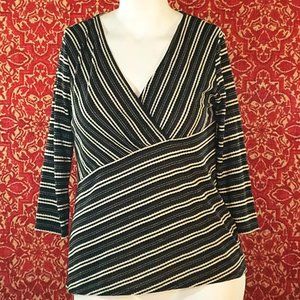 DANA BUCKMAN knit top L